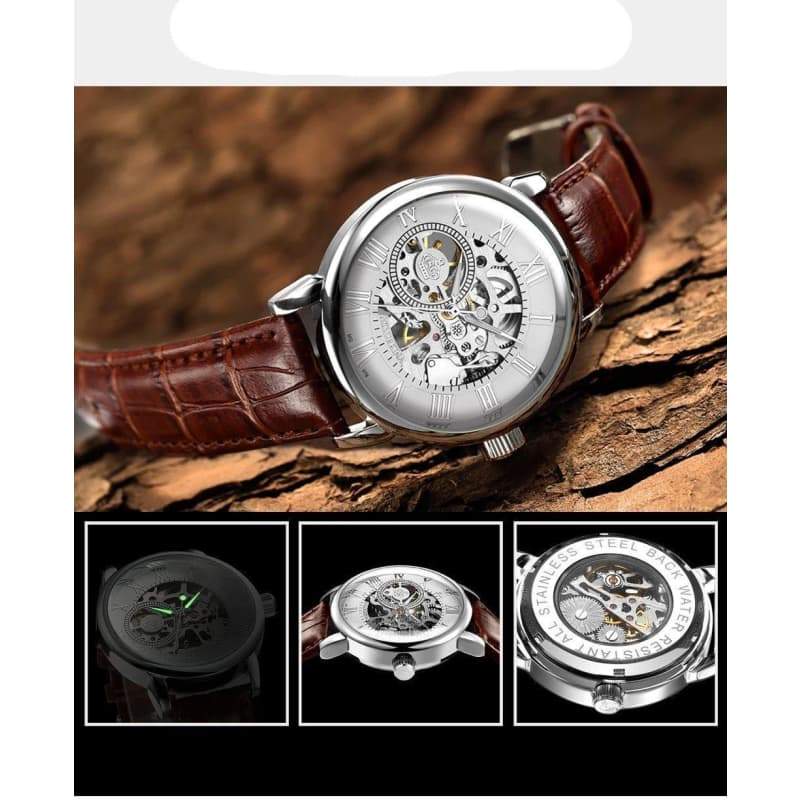 Montre Mécanique Steampunk Squelette - Chronos-Passion Steampunk