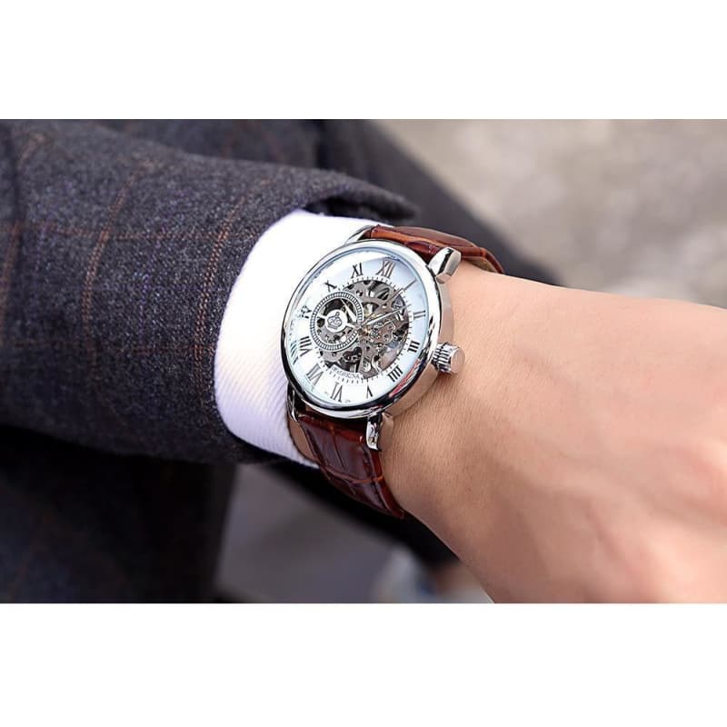Montre Mécanique Steampunk Squelette - Chronos-Passion Steampunk