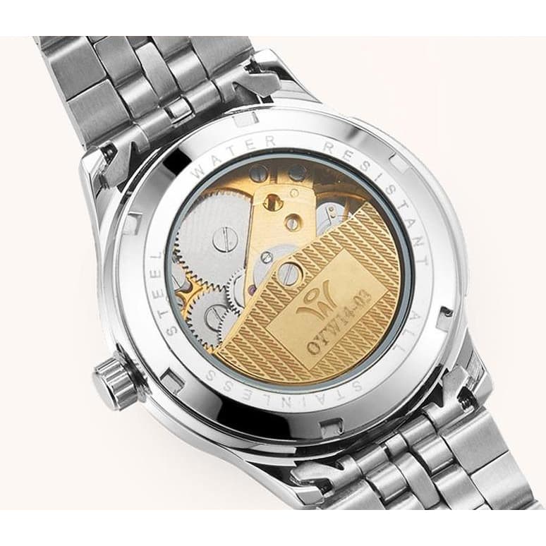 Montre Squelette Femme Acier Inoxydable - Papillon-Passion Steampunk