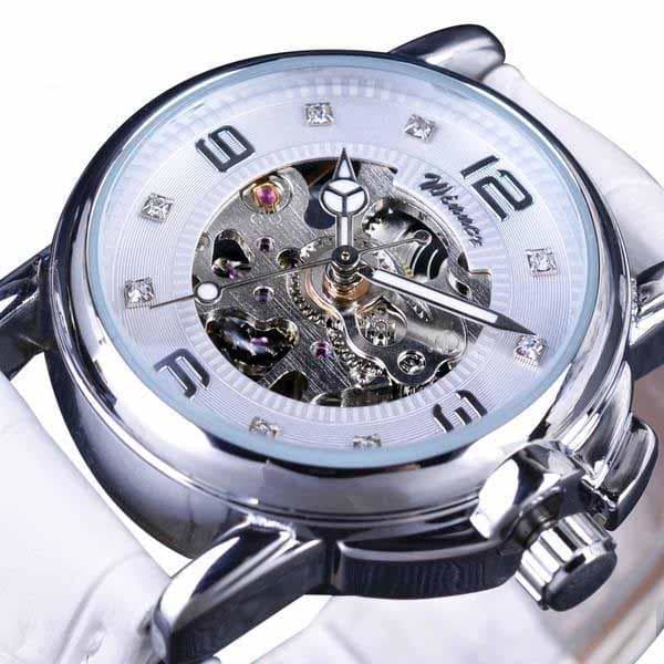 Montre Squelette - Blanche-Passion Steampunk
