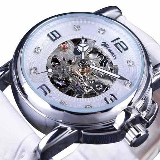 Montre Squelette - Blanche-Passion Steampunk