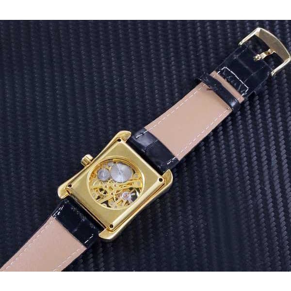 Montre Femme Rectangle - Squelette-Passion Steampunk