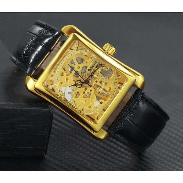 Montre Femme Rectangle - Squelette-Passion Steampunk