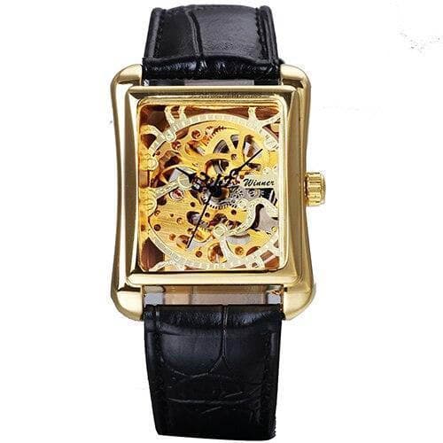 Montre Femme Rectangle - Squelette-Passion Steampunk