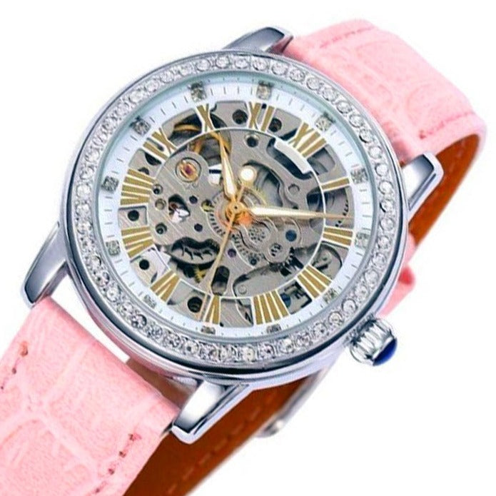 Montre Squelette - Rose-Passion Steampunk