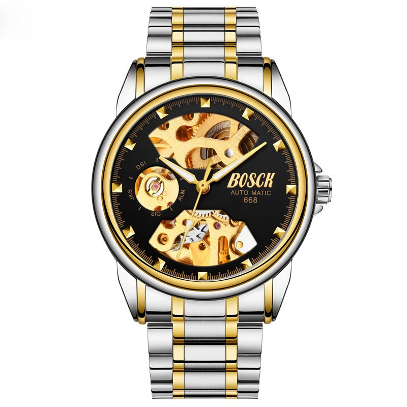 Montre Squelette Homme Bracelet - BOSCK-Passion Steampunk