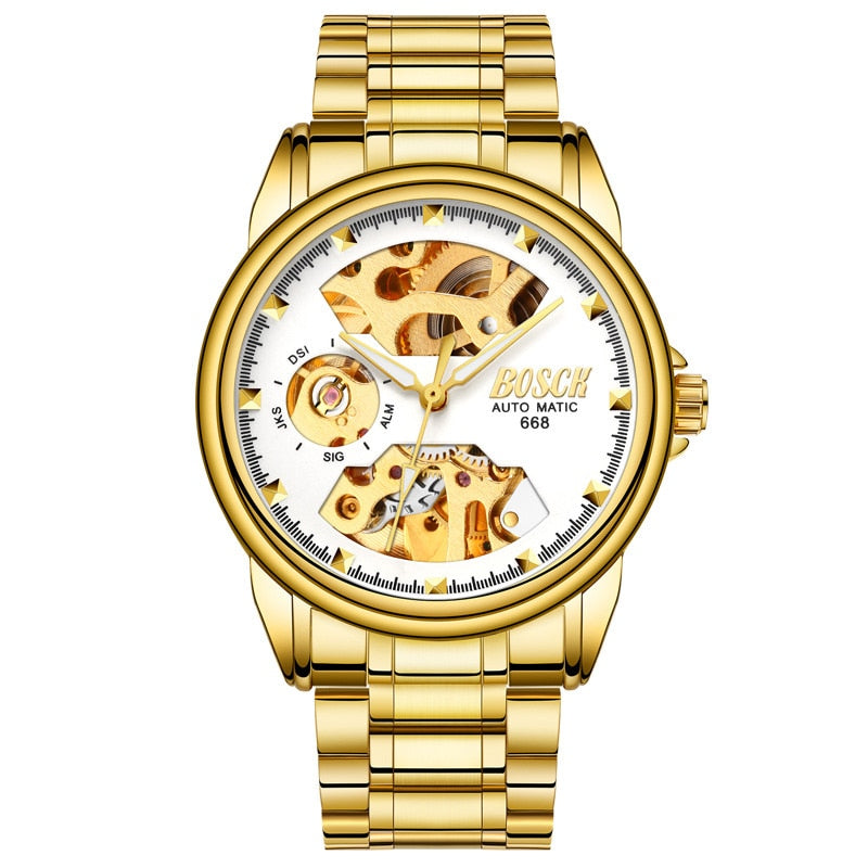 Montre Squelette Homme Bracelet - BOSCK-Passion Steampunk