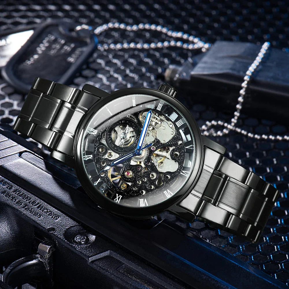 Montre Steampunk Homme - Mécanisme Apparent-Passion Steampunk