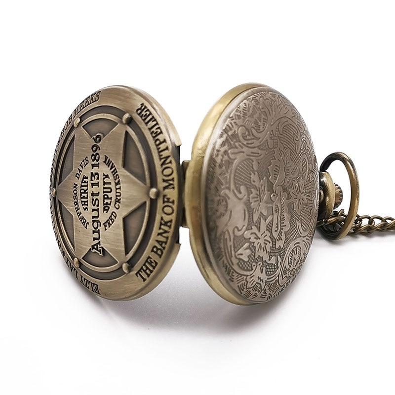 Montre Western de Gousset - Sheriff Badge-Passion Steampunk