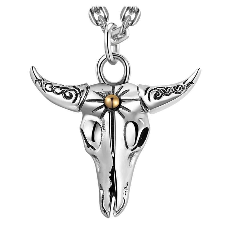 Pendentif Crane de Taureau-Passion Steampunk
