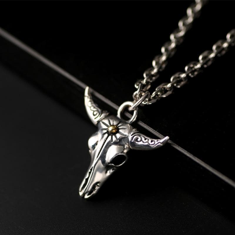 Pendentif Crane de Taureau-Passion Steampunk