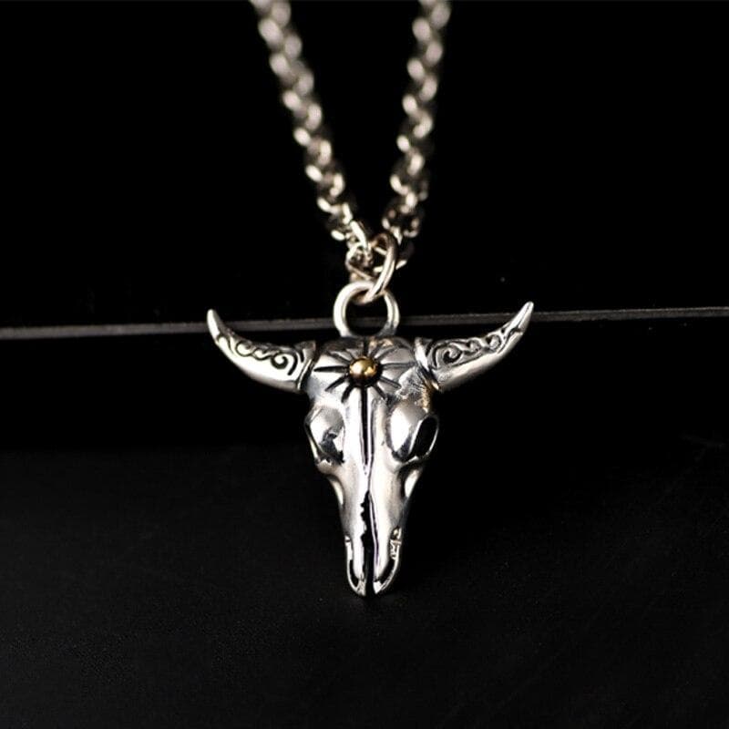 Pendentif Crane de Taureau-Passion Steampunk