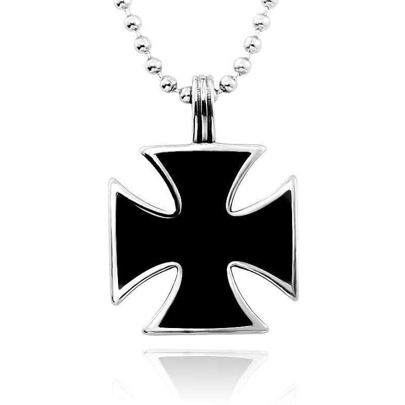 Collier – Pendentif Croix Maltique-Passion Steampunk