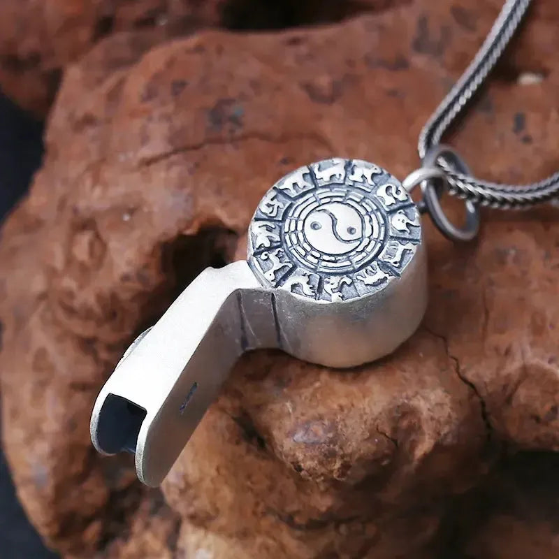 Pendentif Sifflet Argent-Passion Steampunk
