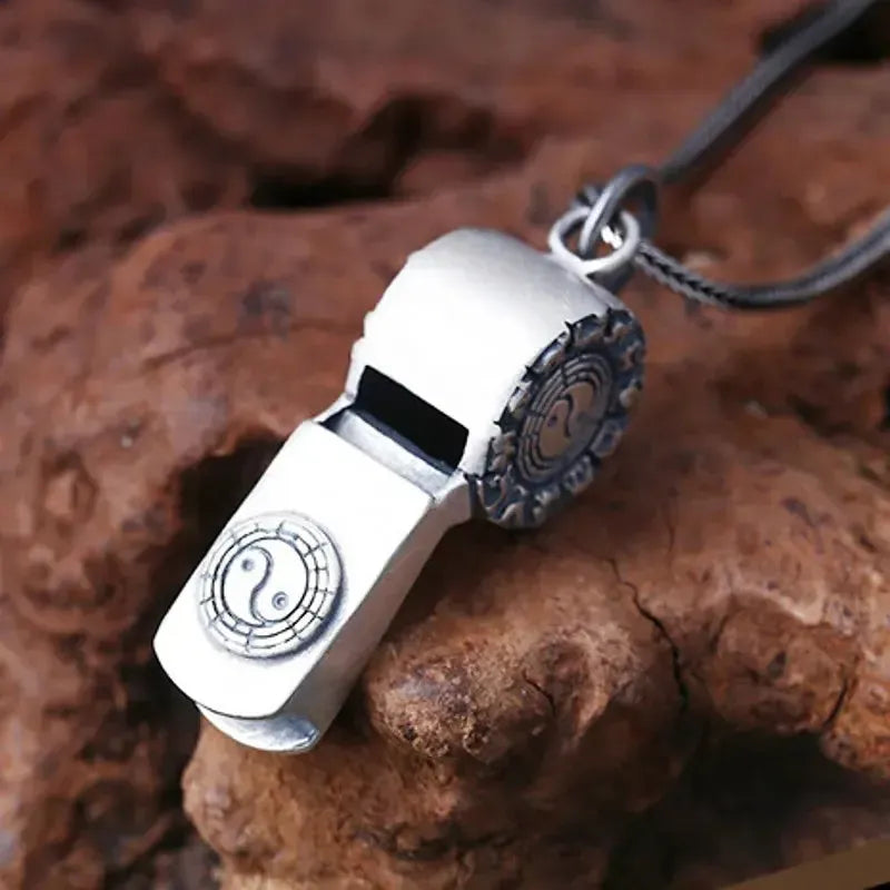 Pendentif Sifflet Argent-Passion Steampunk