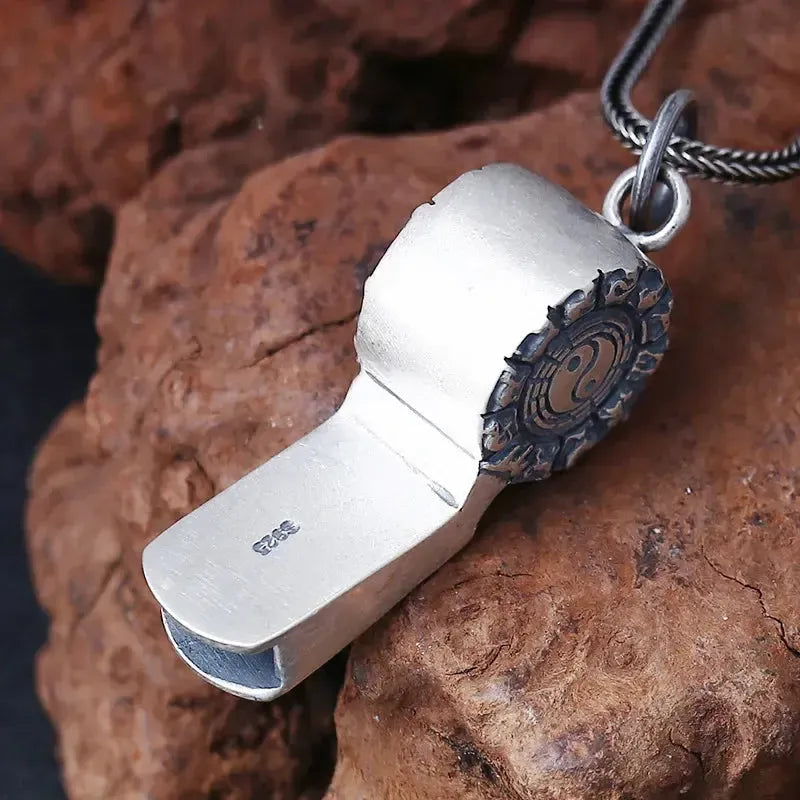 Pendentif Sifflet Argent-Passion Steampunk