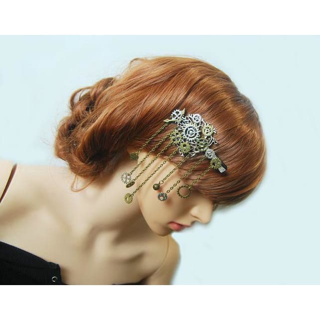Broche Steampunk - Pince Fantaisie-Passion Steampunk