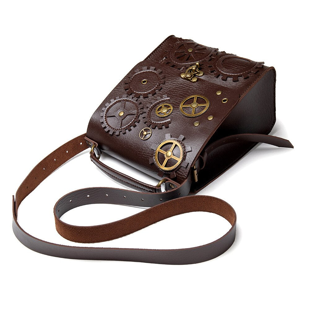 Sac Cuir Vintage - Rétro Futur-Passion Steampunk