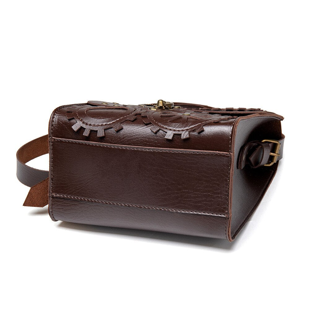 Sac Cuir Vintage - Rétro Futur-Passion Steampunk