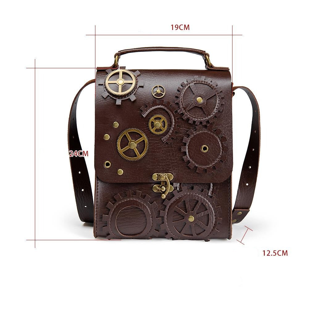 Sac Cuir Vintage - Rétro Futur-Passion Steampunk