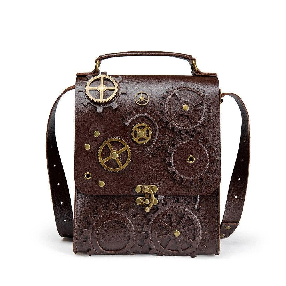 Sac Cuir Vintage - Rétro Futur-Passion Steampunk