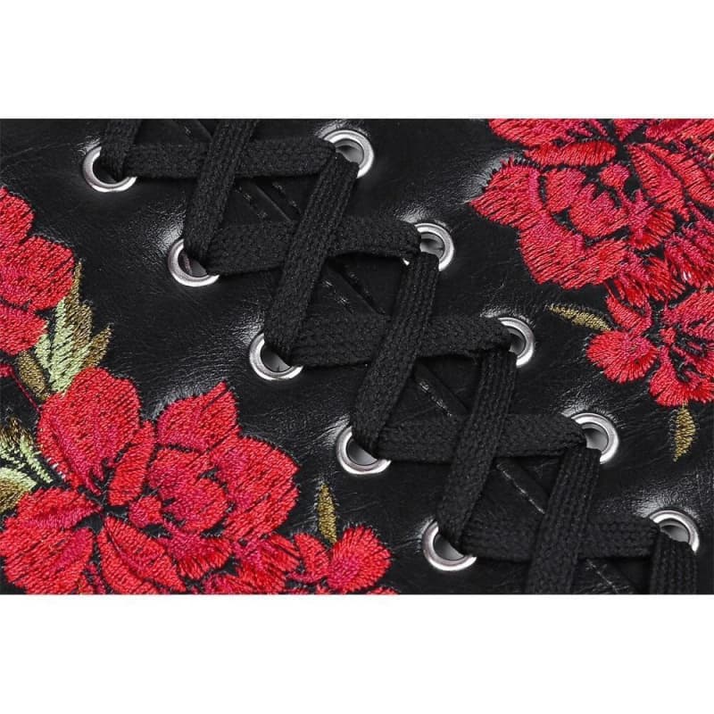 Ceinture Serre Taille - Gothique Brodée-Passion Steampunk