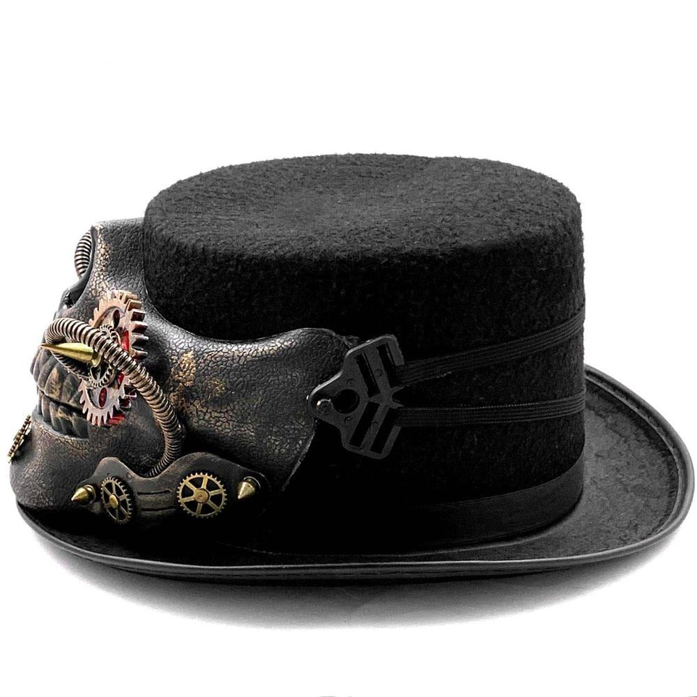 Chapeau haut de Forme - Tête de Mort-Passion Steampunk