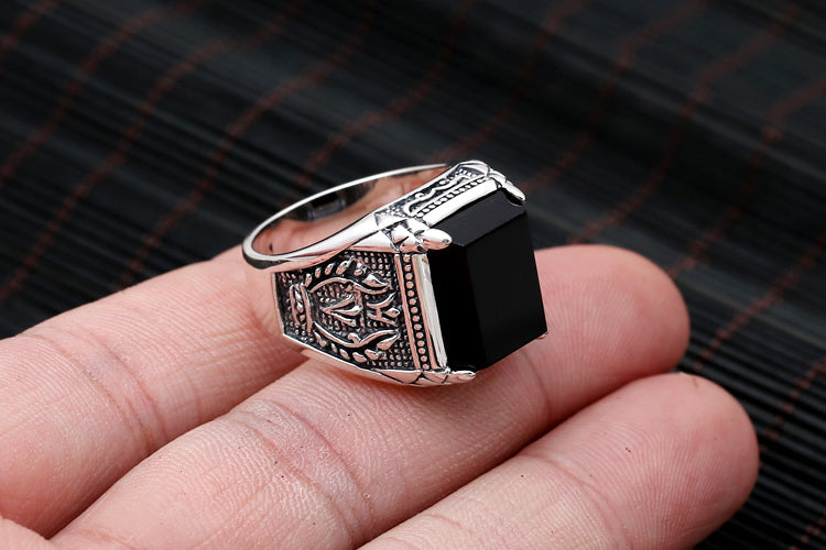 Bague Chevaliere Homme Argent - Style Vintage-Passion Steampunk
