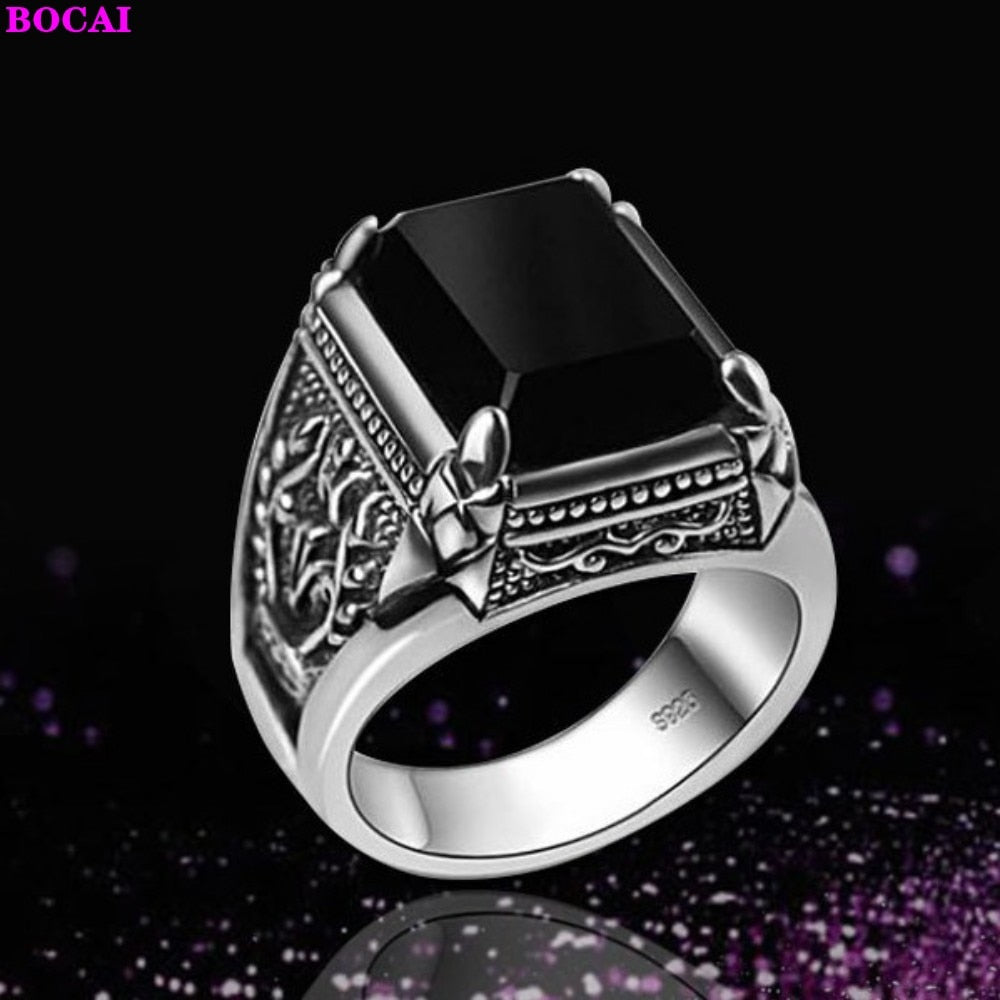 Bague Chevaliere Homme Argent - Style Vintage-Passion Steampunk
