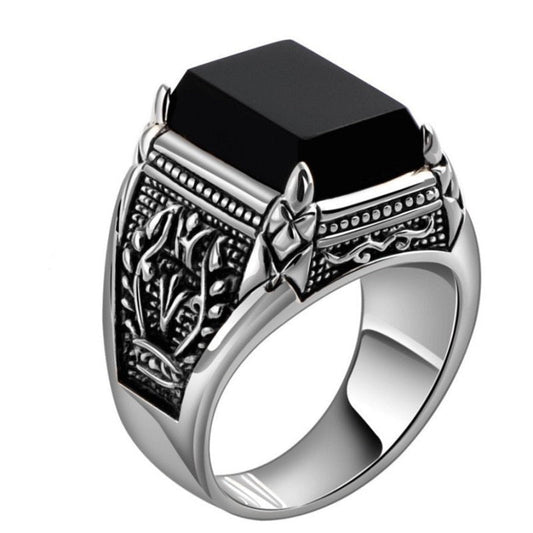 Bague Chevaliere Homme Argent - Style Vintage-Passion Steampunk