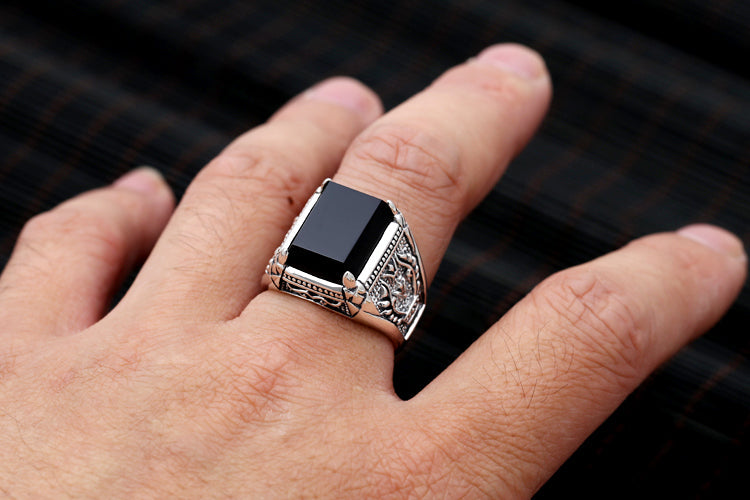 Bague Chevaliere Homme Argent - Style Vintage-Passion Steampunk