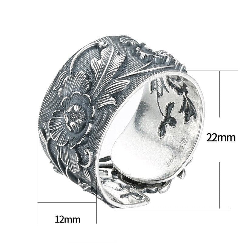 Bague Fleur Vintage & Victorienne-Passion Steampunk