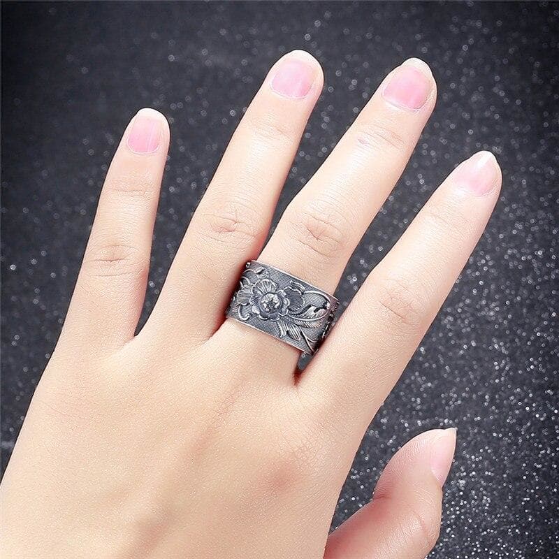 Bague Fleur Vintage & Victorienne-Passion Steampunk