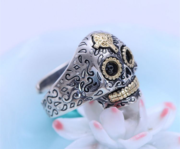 Bague Homme Steampunk - Skeleton