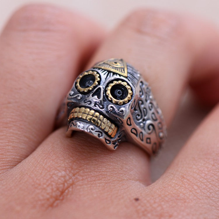 Bague Homme Steampunk - Skeleton