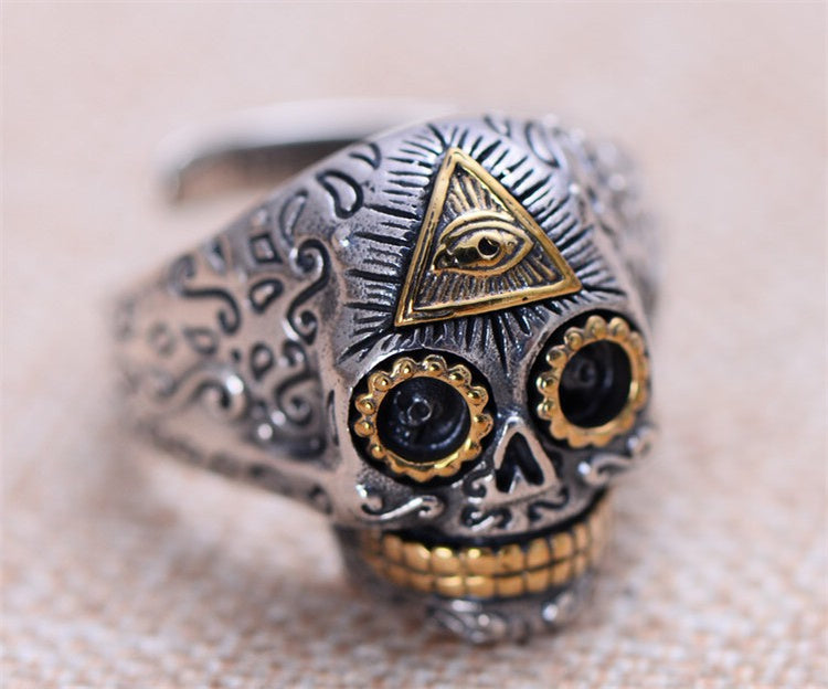 Bague Homme Steampunk - Skeleton