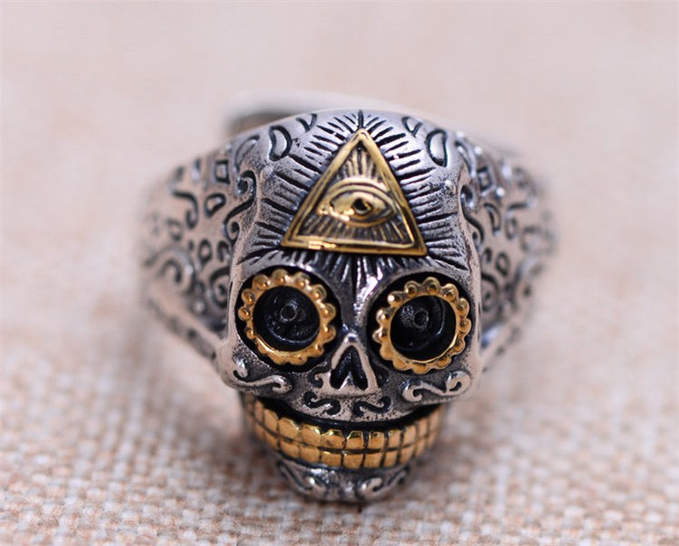 Bague Homme Steampunk - Skeleton