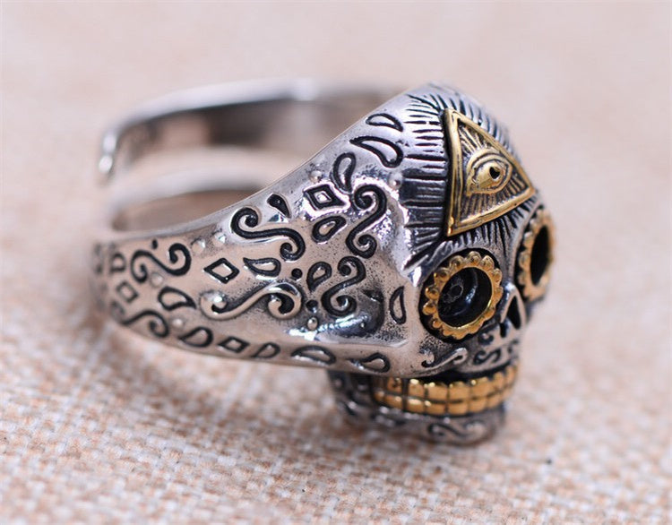 Bague Homme Steampunk - Skeleton