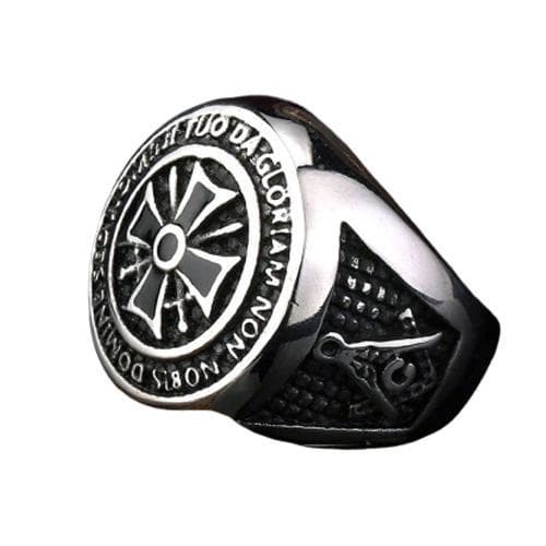 Bague Templier - Ordre Sacré-Passion Steampunk