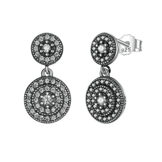 Boucle d Oreille Ancienne - Style Victorien