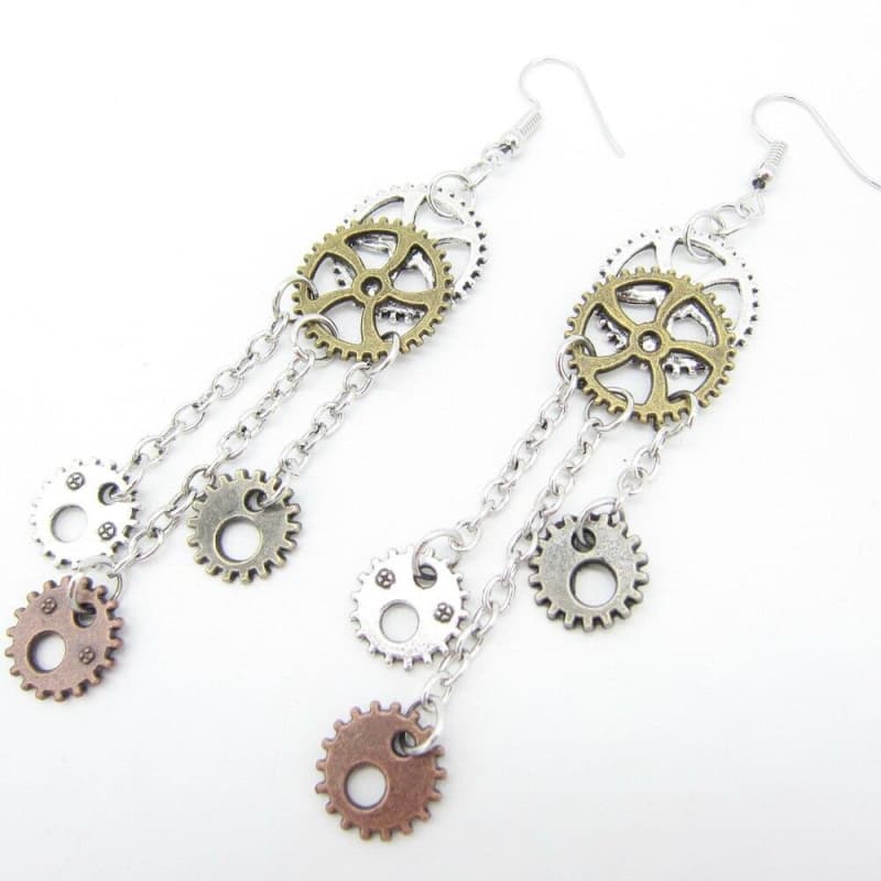 Boucles Steampunk - Chaînes & Rouages