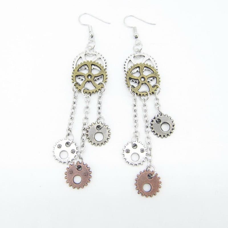 Boucles Steampunk - Chaînes & Rouages