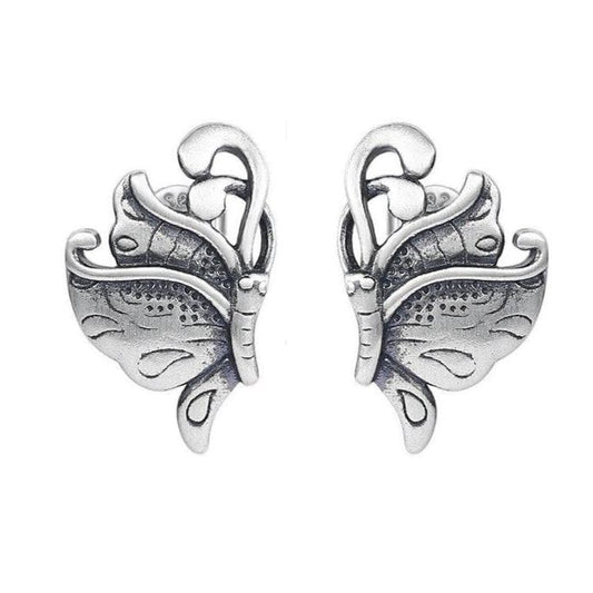 Boucles Steampunk - Papillons d' Argent