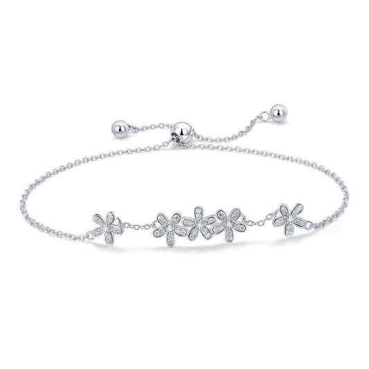 Bracelet Femme Fleur d' Argent