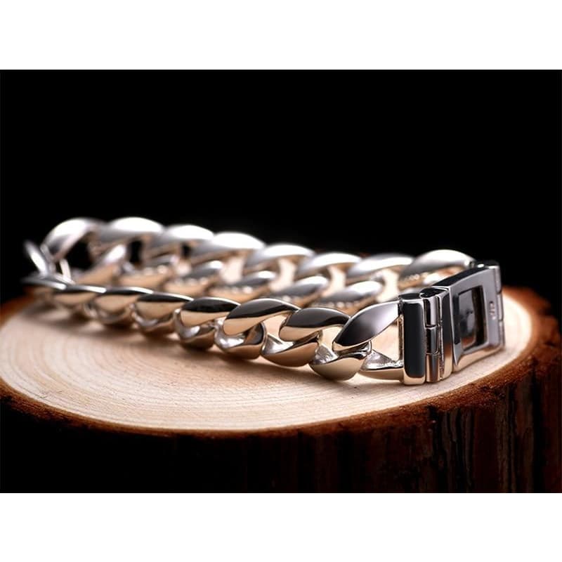 Bracelet Biker Argent - Lonesome Rider