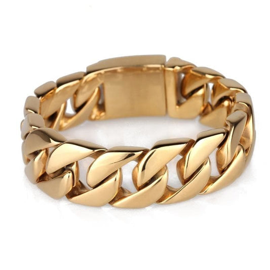 Bracelet Doré Homme – Style Rayonnant