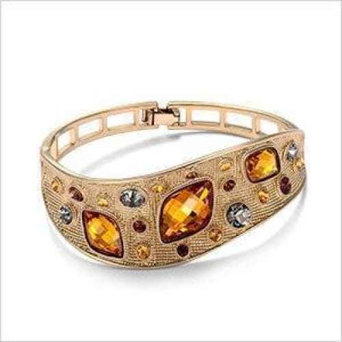 Bracelet Manchette Doree - Steampunk Style