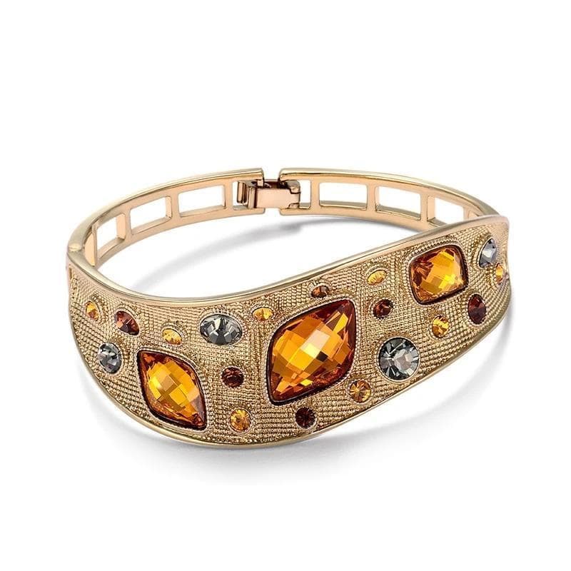 Bracelet Manchette Doree - Steampunk Style