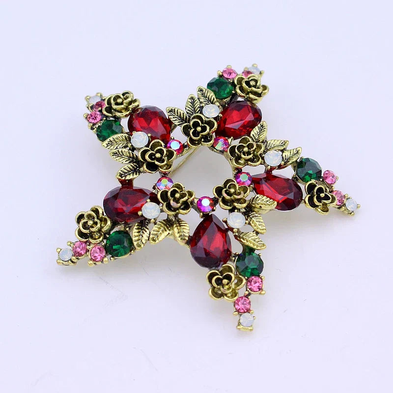 Broche Bijoux - Etoile Rétro