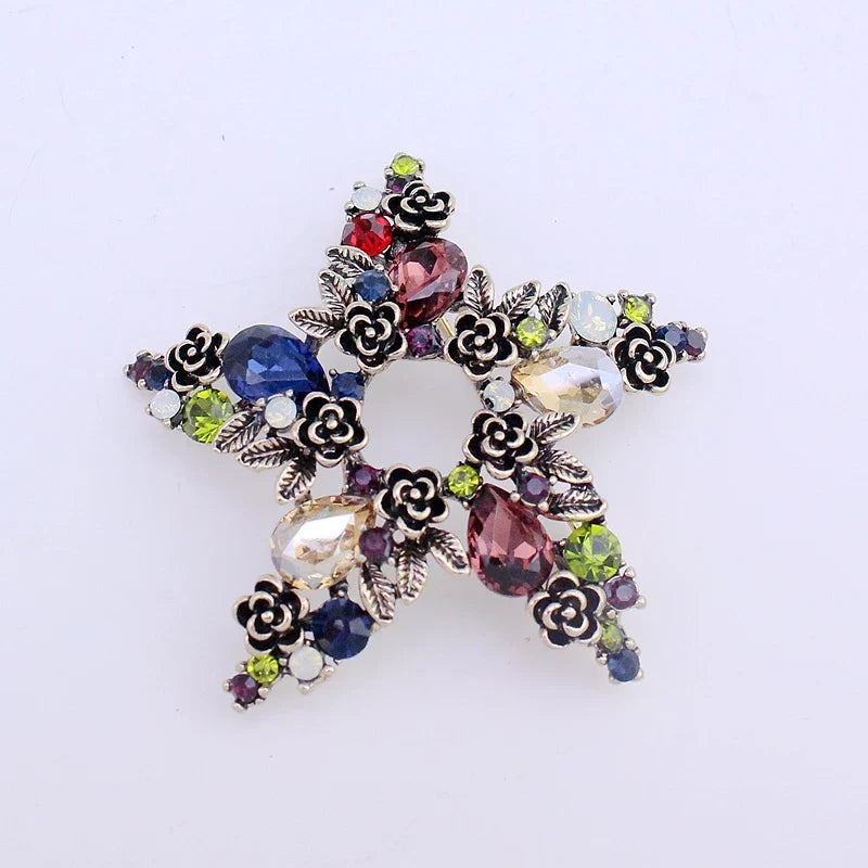 Broche Bijoux - Etoile Rétro